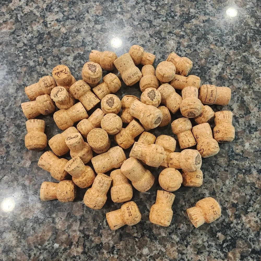 Lot of 50 Champagne Corks- Recycled / Used / Great Crafting Condition